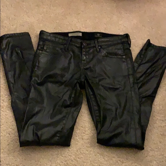 Ag Adriano Goldschmied Denim - AG The Legging Ankle Super Skinny Coated Denim Ag Adriano Goldschmied Denim - AG The Legging Ankle Super Skinny Coated Denim
